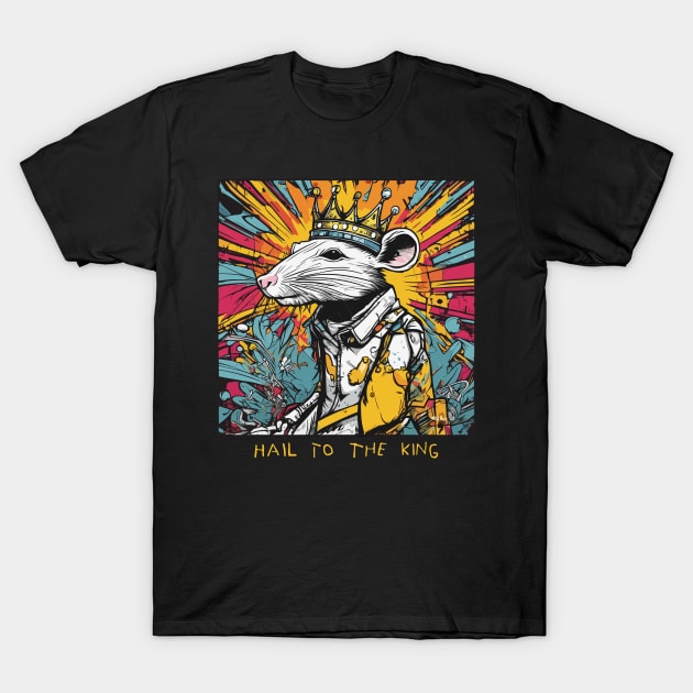 Rat King street art T-Shirt by Kingrocker Clothing